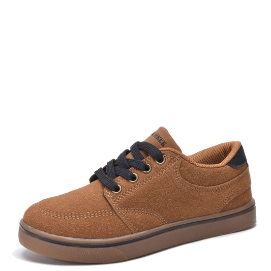 TAN/BLACK CASUAL SKATE SNEAKER KIDS