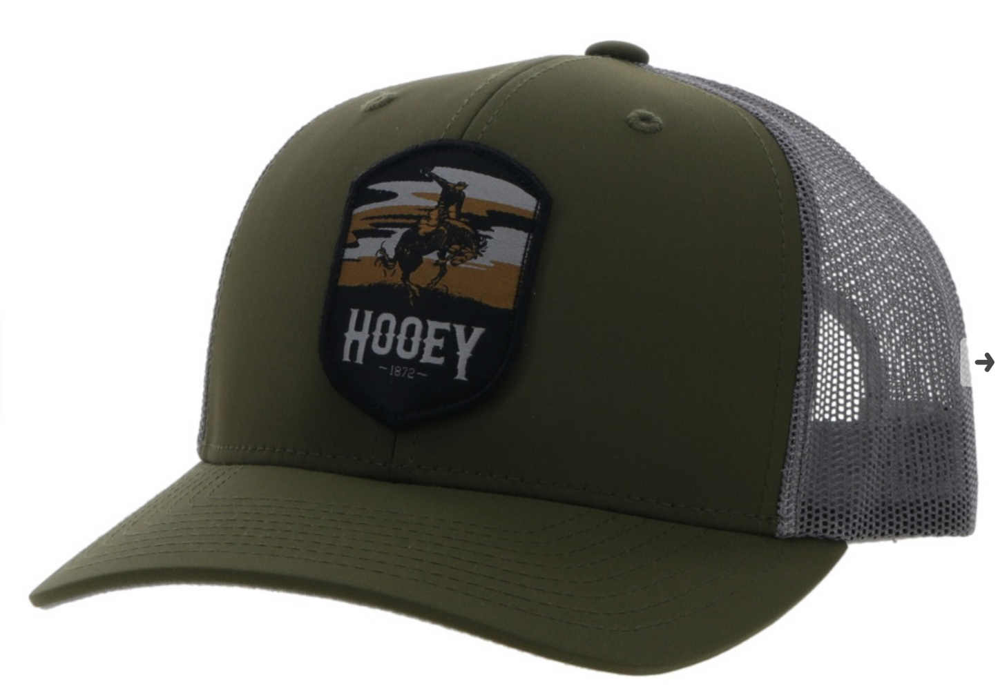 HOOEY CHEYENNE OLIVE/GREY HAT