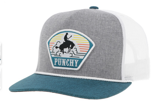 HOOEY PUNCHY GREY/WHITE HAT