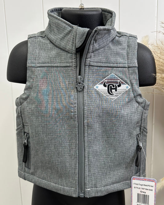 INF/TOD GREY TOUGH SHEILD POLY SHELL VEST