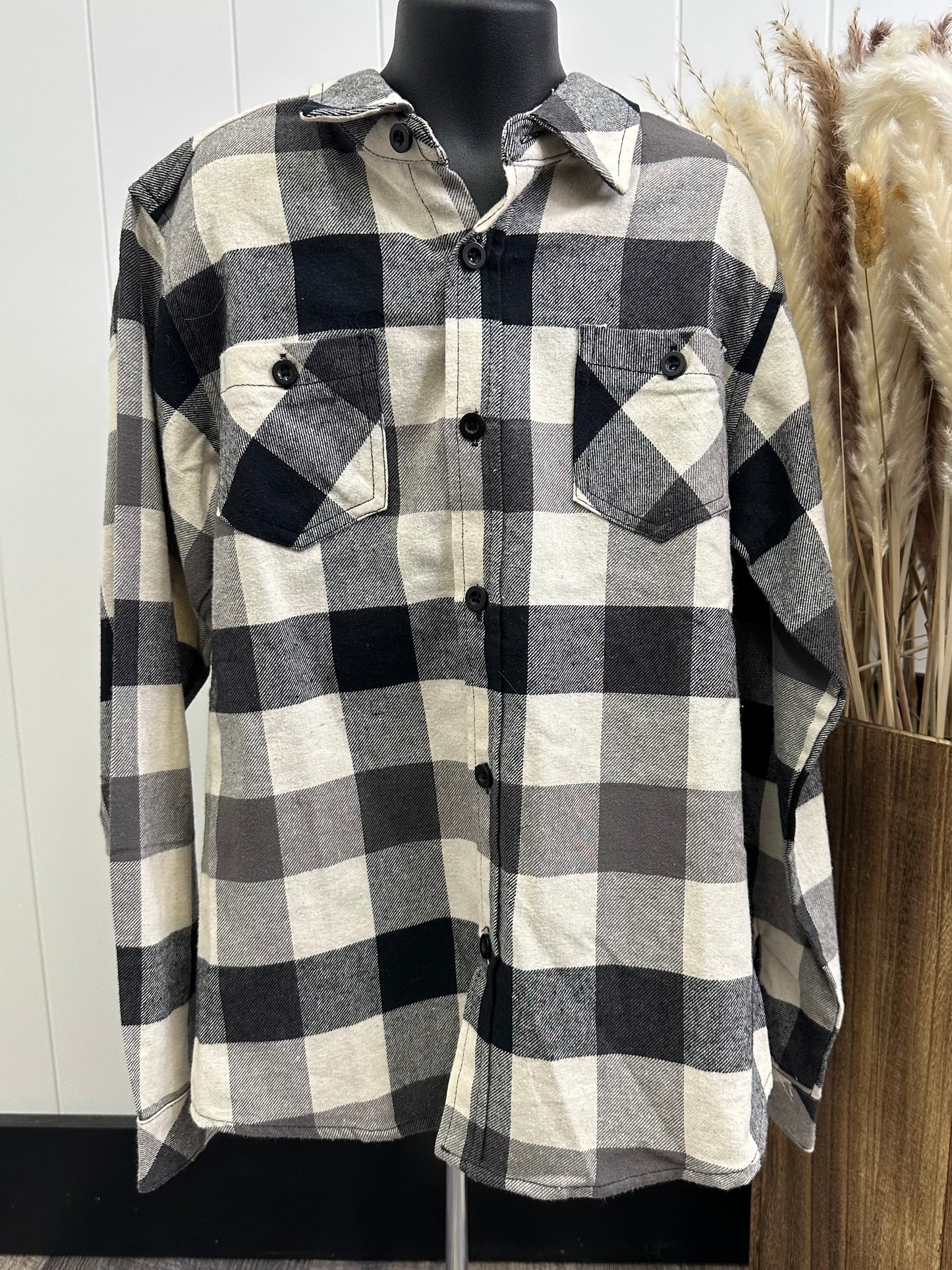 BOYS BUFFALO CHECK BUTTON UP LS