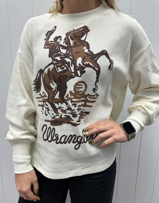 WRANGLER RETRO WESTERN LONG SLEEVE THERMAL