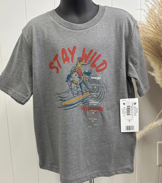 WRANGLER BOYS STAY WILD TEE