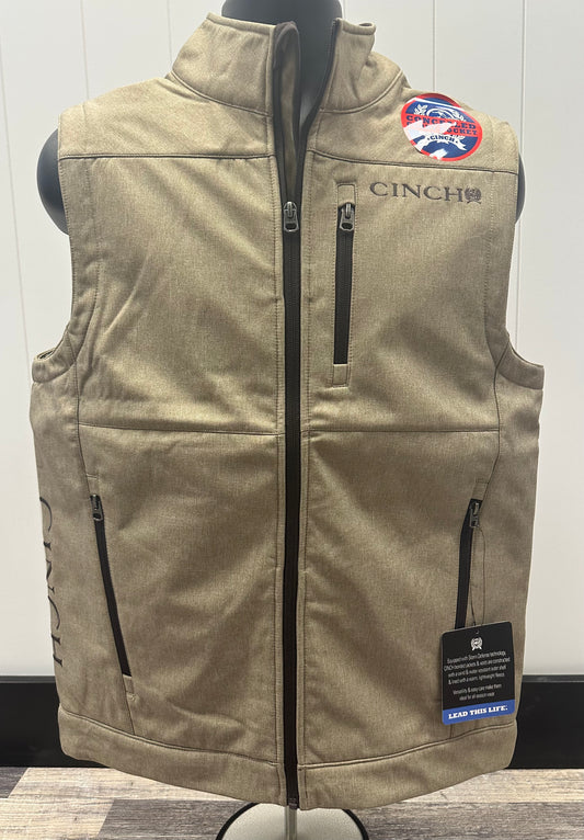 CINCH MENS TAN CONCEAL CARRY VEST