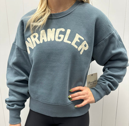 WRANGLER RETRO BLUE VINTAGE SWEATSHIRT