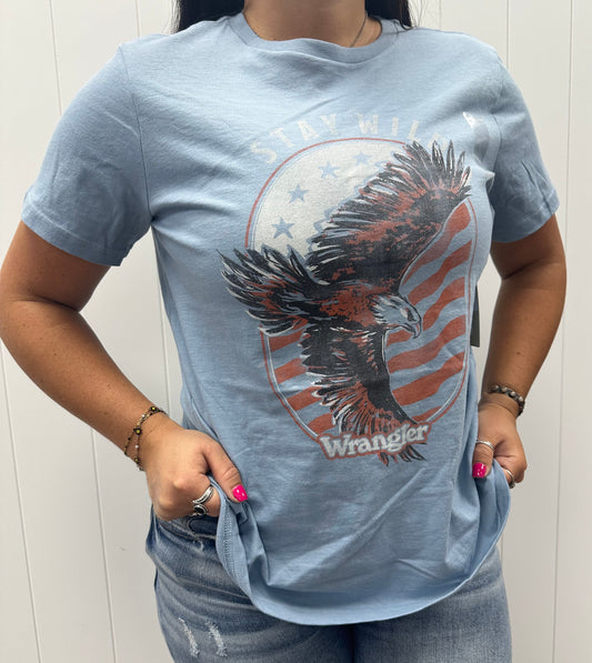 WRANGLER WOMENS RETRO EAGLE TEE