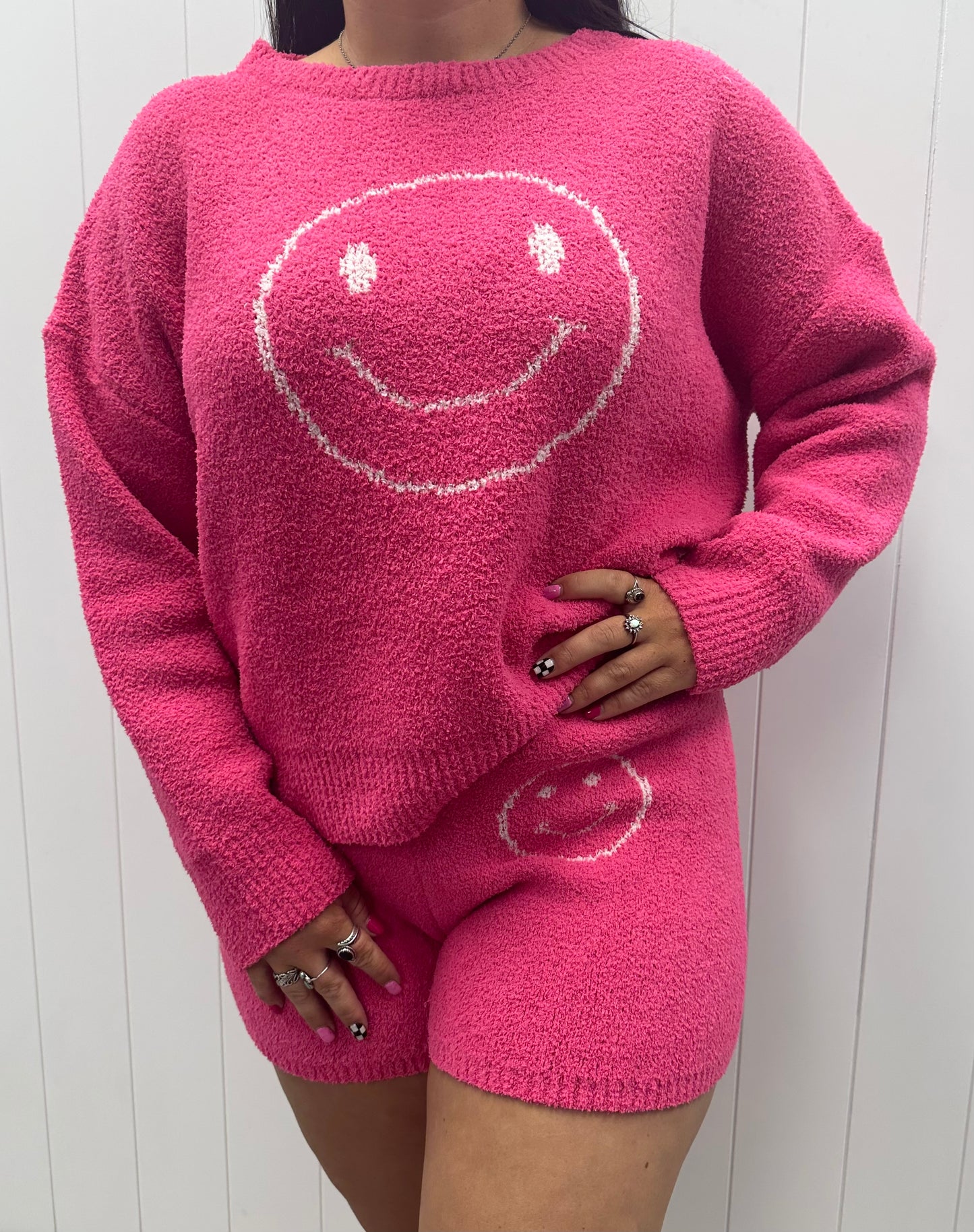 SOFT LONG SLEEVE/ SHORT LOUNGE SET