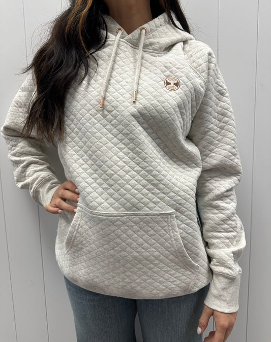 HOOEY WOMENS MOGUL QUILTED  HOODIE