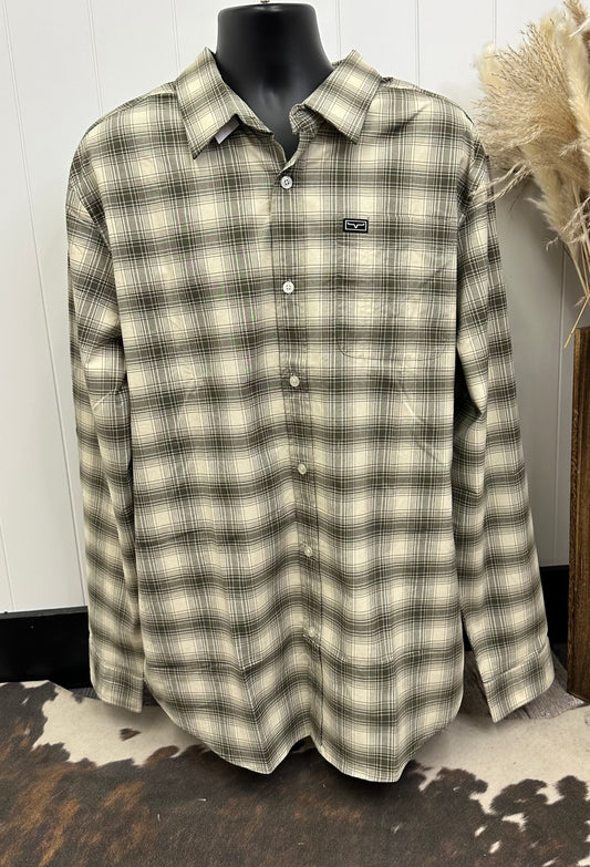 KIMES MENS LODEN BUTTON UP