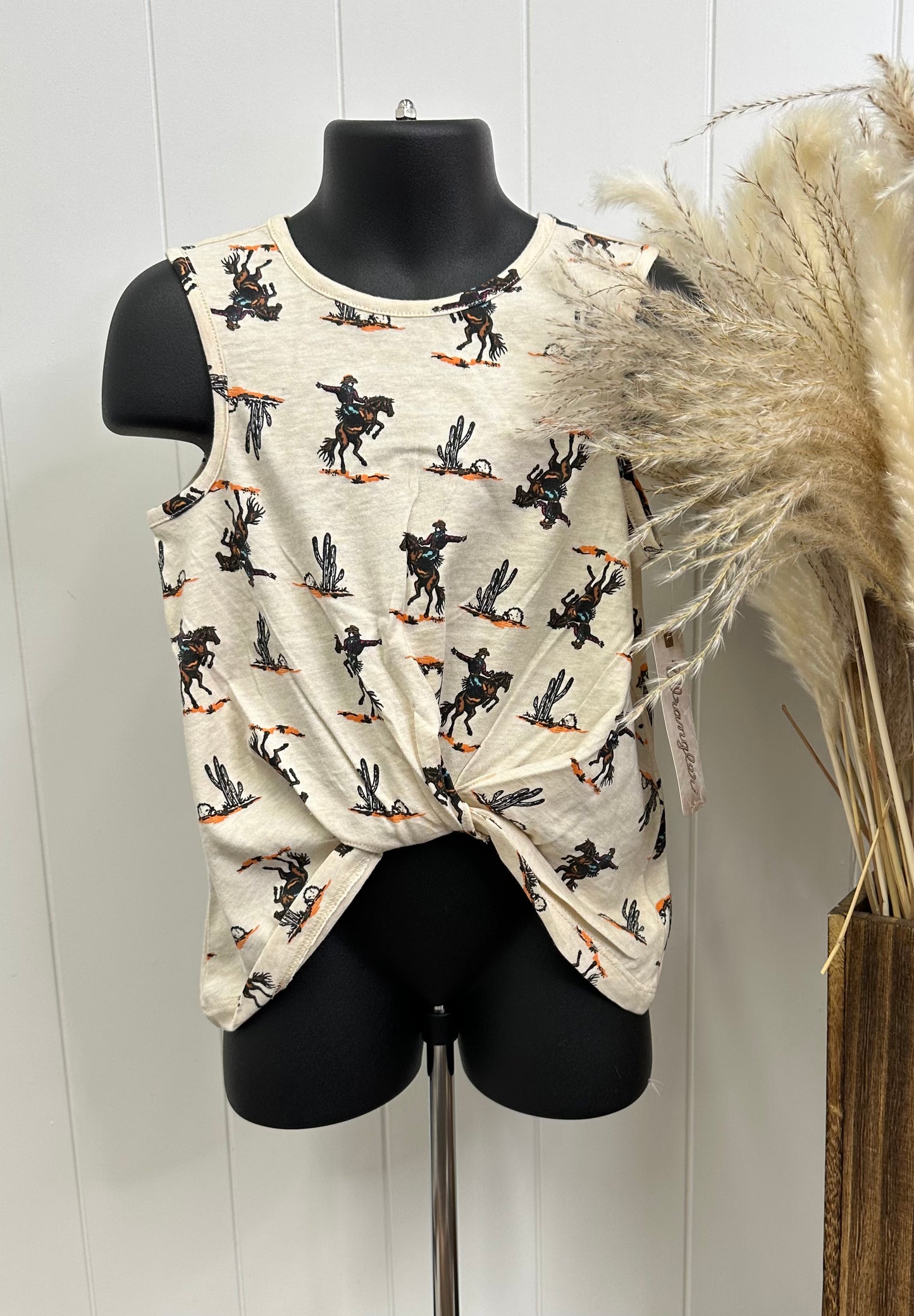 WRANGLER GIRLS WESTERN GRAPHIC TANK