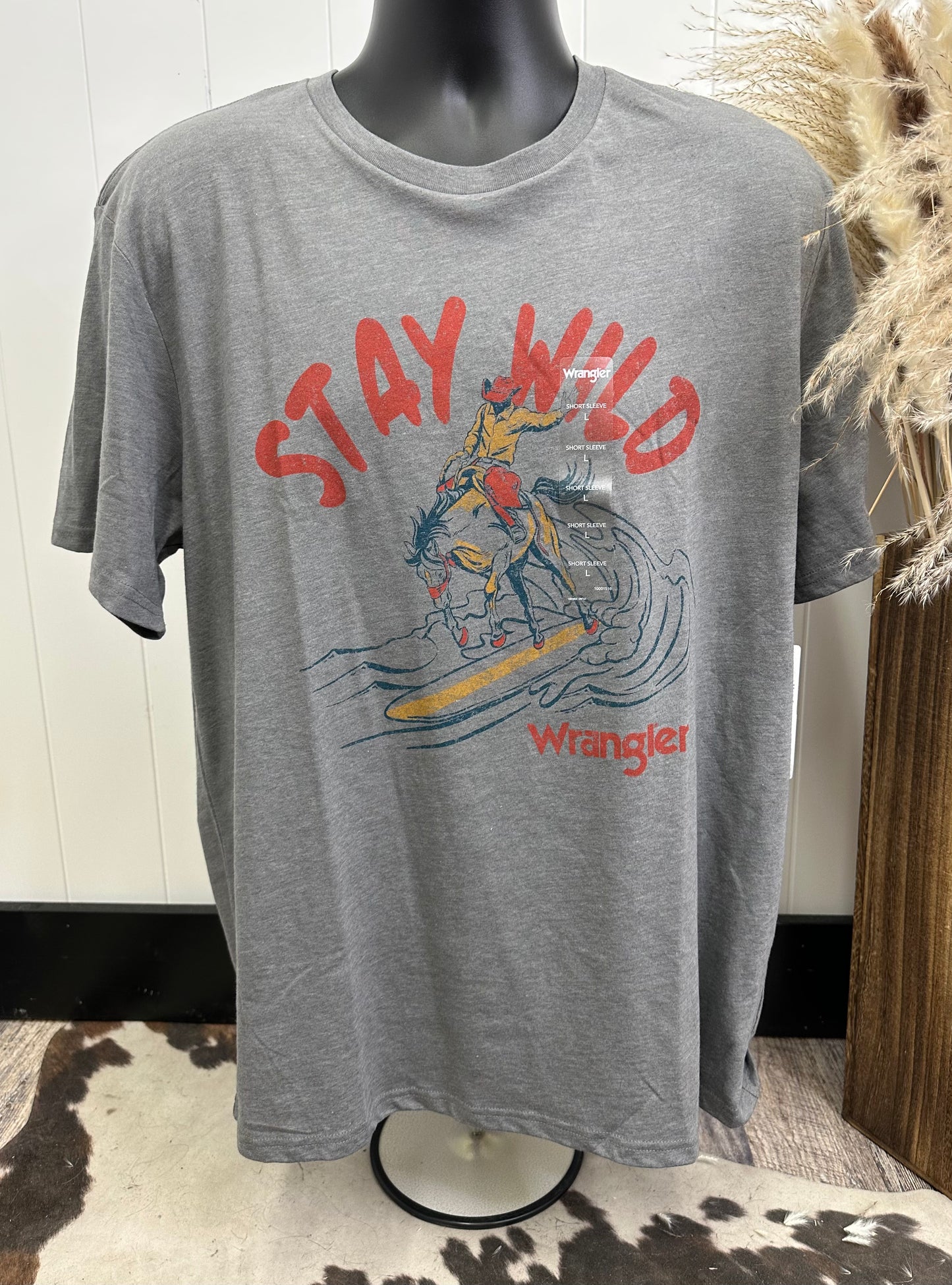 WRANGLER MENS STAY WILD TEE