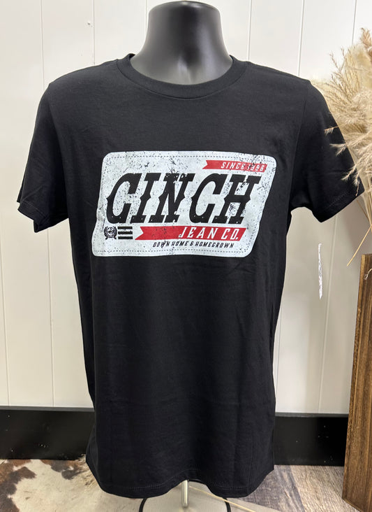 CINCH MEN'S BLACK DOWN HOME & HOME GROWN TEE