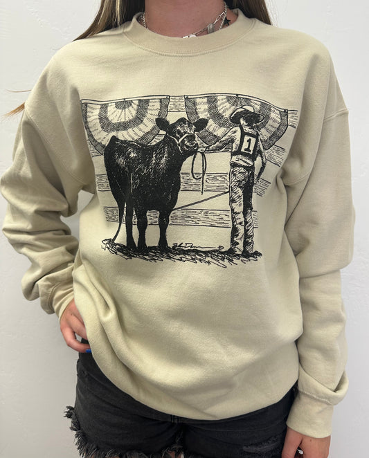 THE SHOWMAN CREAM PULLOVER