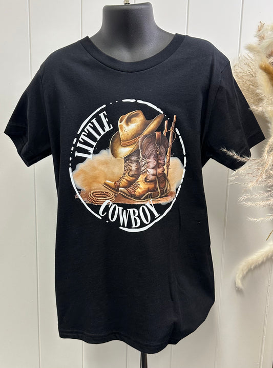 LITTLE COWBOY BOYS TEE