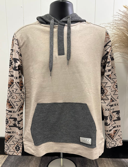 HOOEY JETTY MEN'S GREY HOODIE