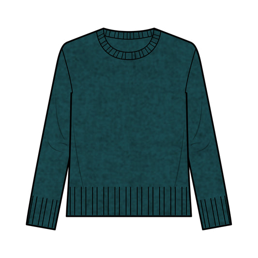 PENDELTON SHETLAND DEEP TEAL PULLOVER